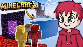 UCIEKAMY PORTALEM z MINECRAFT 192 i Wigilia🏔️ MINECRAFT 192 18 [upl. by Nnylaj]