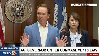 Louisiana found the worst ways to defend its Ten Commandments in classrooms law Livestream [upl. by Scever442]