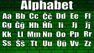 Esperanto Alphabet [upl. by Faustena]