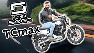 JE TESTE MA PREMIÈRE⚡ MOTO ÉLECTRIQUE ⚡ Super Soco TC Max [upl. by Mag707]