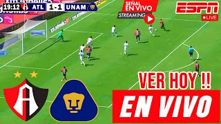 Pumas vs Atlas en vivo donde ver a que hora juega Pumas vs Atlas Jornada 5 Apertura 2024 hoy [upl. by Malvie]