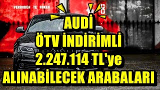 AUDİ ÖTV İNDİRİMLİ 2247114 TLye ALINABİLECEK ARABALARI audi car cars cartoon cartoons eu [upl. by Siuqcram]