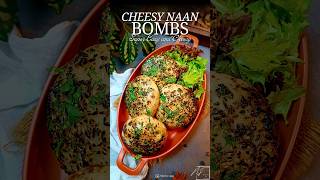 Naan Bombs  Cheese Naan Bombs  Stuffed cheese Naan Bombs  No Oven No Tandoor Recipe  shorts [upl. by Fatma]