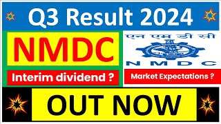 NMDC Q3 results 2024  NMDC results today  NMDC Share News  NMDC Share latest news  NMDC Dividend [upl. by Enaywd]