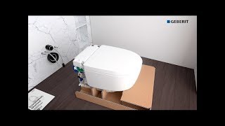 Geberit AquaClean Mera Comfort and Classic – Installation [upl. by Norek]