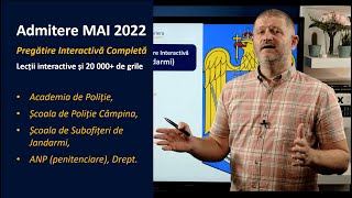 ADMITERE MAI  ANP 2022 Prezentare Program de Pregătire Interactivă  platformă cu 20 000 de grile [upl. by Gerianne]