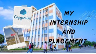 My internship and placement journey at VIT Bhopal capgemini boeing bangalore [upl. by Olsewski]