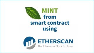 How to Mint NFTs from a smart contract via etherscanio [upl. by Heiskell]