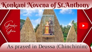 Novena Prayer of St Anthony  DeussaChinchinimGOA  Fr Nelson Lobo OFM Cap [upl. by Aneek]