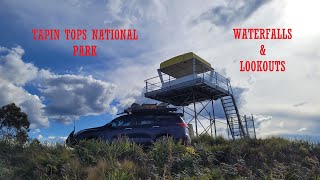 Tapin Tops National Park  Potoroo Falls Rowleys Rock Lookout  a bit of fun [upl. by Sallee]