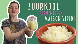 Makkelijk zelf ZUURKOOL maken [upl. by Yantruoc]