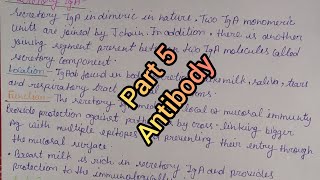 Antibody IgA part 5 immunology [upl. by Ajay]