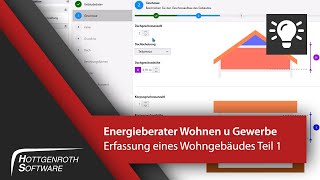 Erste Schritte mit dem Energieberater Wohnen amp Gewerbe  Erfassung eines Wohngebäudes Teil 1 [upl. by Timothy]