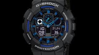 Настройка часов Casio G shock GA100 5081 [upl. by Lauren448]