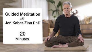 20 Minute Guided Meditation with Jon KabatZinn PhD [upl. by Sairahcaz]