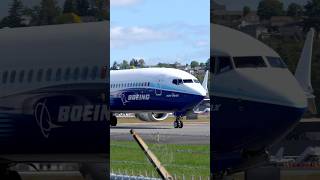 Boeing Company 737 MAX 10 Taxiing For Takeoff At Boeing Field 🤙 shorts boeing [upl. by Millhon]