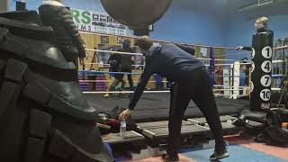 Ellis sparring at notts r2 071024 [upl. by Ahtela]