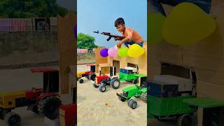 tractor malik ko gussa aya minitractor balloon bridge se bhag gye automobile ytshorts [upl. by Moskow]