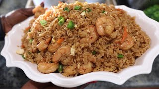 Chinese SHRIMP FRIED RICE recipe under 30 minutes You will never do take out again Mansa Queen [upl. by Penrose]