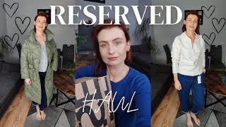 RESERVED HAUL 🛍️WYPRZEDAŻE  KURTKA Z NOWEJ KOLEKCJI  MIERZYMY😊 [upl. by Ahseyd]