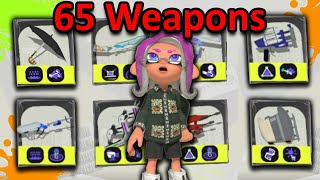 One Game With Every Weapon Splatoon 3 [upl. by Igor]