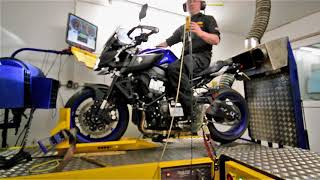 Yamaha MT10 Austin Racing Decat Exhaust Dyno [upl. by Jarrow]