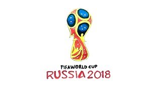 How to Draw the FIFA World Cup Russia 2018 Logo [upl. by Amil]