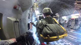 White Falcons Combat Equipment Daylight Jump from a C17 [upl. by Aubin91]