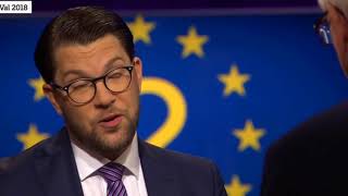 Hur skulle Sverige klara sig utanför EU Jimmie Åkesson VS Carl Bildt [upl. by Gannes]