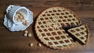 Crostata alla nutella morbida Fatta in casaRicetta Perfetta [upl. by Kreindler]