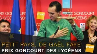 Goncourt des Lycéens 2016 remis à Gaël Faye pour Petit Pays [upl. by Redle]