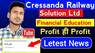 Cressanda Solutions Share Latest News  Cressanda Railway Solutions Share Latest News  Cressanda [upl. by Ateiluj]