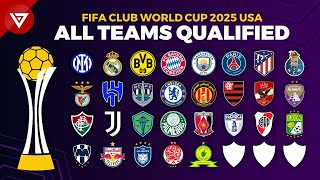 🔵 FIFA Club World Cup USA 2025 All Teams Qualified amp Schedule [upl. by Terrej]