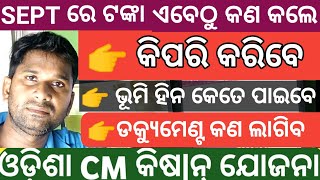 Cm kisan yojana online apply  Benificiary List 202425 Cm kishan yojana odisha  Cm kisan yojana [upl. by Ahsita]