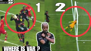 IS THIS A PENALTY  DID THE BALL CROSS THE LINE VAR IS NEEDED ORLANDO PIRATES VS SUPERSPORT MTN8 [upl. by Ardith]