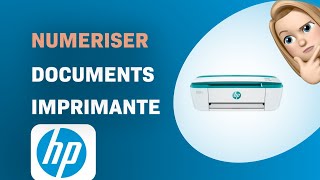 Comment numériser des documents avec limprimante HP DeskJet 3762 [upl. by Namhcan]