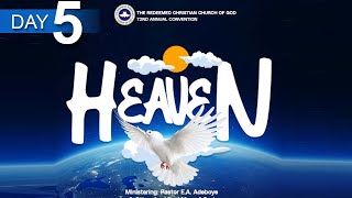 RCCG CONVENTION 2024  DAY 5  HOLY GHOST SERVICE [upl. by Une]