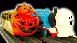 Thomas The Tank Ghost Engine Halloween Spooky Trains Leokimvideo Special [upl. by Wilfrid]