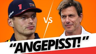 Retourkutsche So frech stänkert Verstappen gegen Toto Wolff  Donnerstag GP Singapur 2023 [upl. by Ibson]