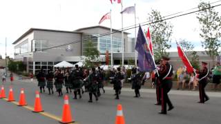 Timmins Police Pipes amp Drums on Parade at the Timmins Police Service 100th Anniversary Ceremony [upl. by Enitsirt742]