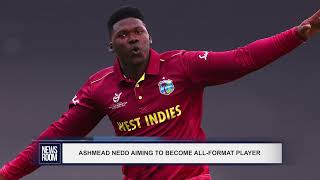 GUYANA NEWS ROOM  ASHMEAD NEDD AIMING TO BECOME ALL FORMAT PLAYER [upl. by Niltac]