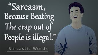 Sarcastic Quotes And Funny Sarcasm Sayings  Insults Comebacks Funny and Witty Quotes [upl. by Ylellan177]