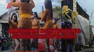 CARNIVAL DSjunjung Sumbergempol 2024 joget bareng dengan Pesona adekquotcantik [upl. by Litt203]