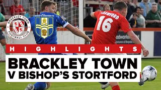 HIGHLIGHTS Brackley Town 1  0 Bishops Stortford  15th August 2023 [upl. by Ytsihc]