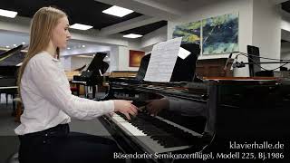 Bösendorfer SemiKonzertflügel Modell 225  Händel  Kempff  Menuett g moll [upl. by Greenlee]