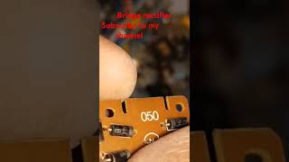 Bridge rectifier in video diy automobile repair electrical electronic [upl. by Tselec]