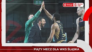 WKS Śląsk wygrywa piąty mecz finałów EnergaBasketLiga PLKPL [upl. by Armil]