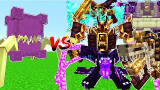 MUTANT SHULKER VS LENDERS CATACLYSM BOSSES  MINECRAFT [upl. by Htyderem642]