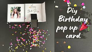 DIY Birthday Pop Up Card 🎉🤩  Pop Up Card  Birthday Gift Idea surprisegift [upl. by Chien]