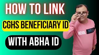 HOW TO LINK CGHS BENEFICIARY ID WITH ABHA ID  HOW TO LINK CGHS AND ABHA CARD [upl. by Arria]